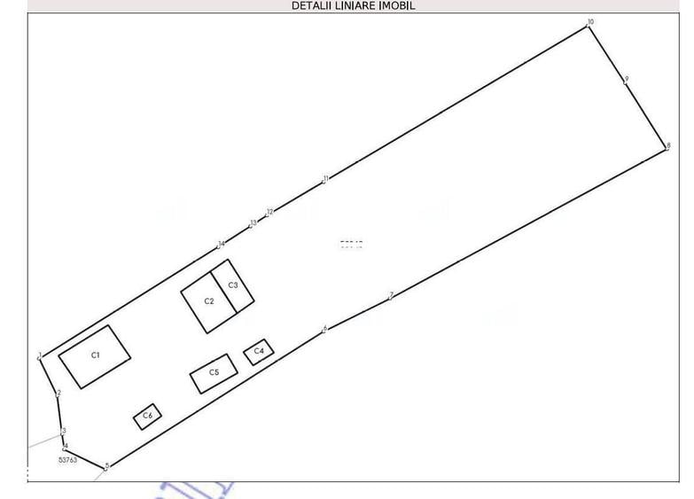 Casă cu 2 camere cu Teren 1300 Mp în Central