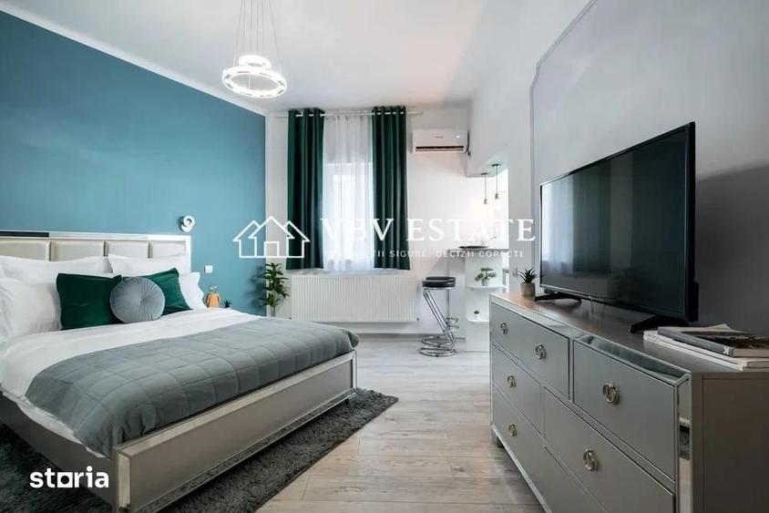 Apartament cu 2 camere semidecomandat, mobilat în Eminescu
