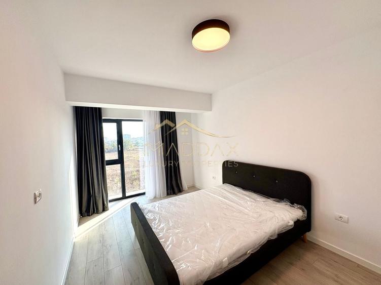 Apartament cu 2 camere semidecomandat, mobilat în Băneasa
