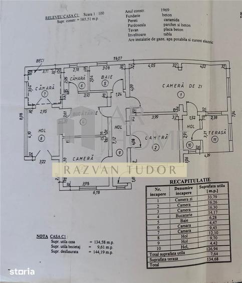 Casă cu 4 camere cu Teren 1681 Mp în Boldești
