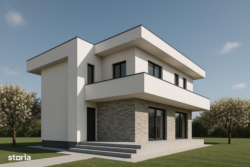 Casă cu 4 camere în Tunari