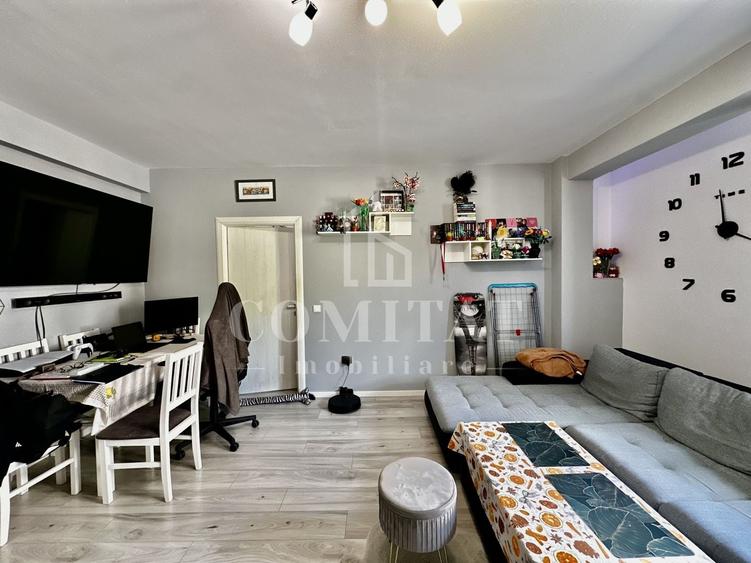Apartament cu 3 camere semidecomandat, mobilat în Florești