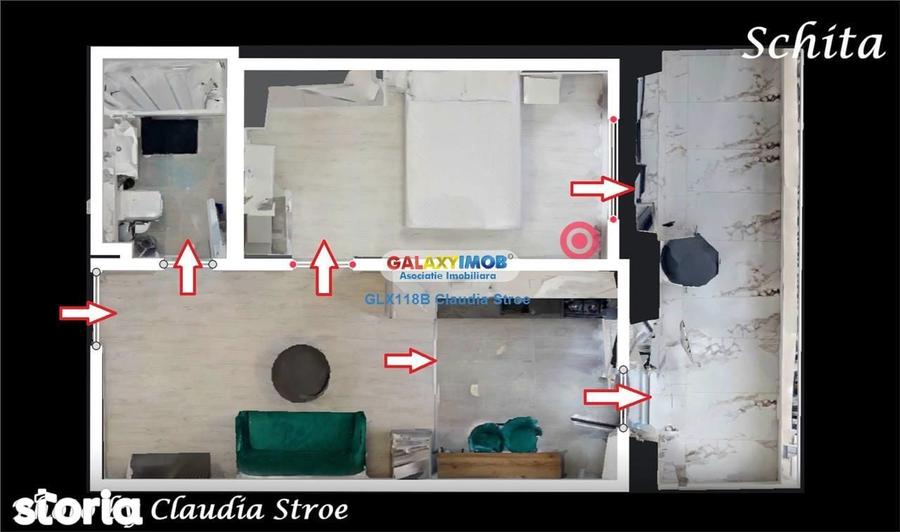 INCHIRIERE GARSONIERA STUDIO DIMITRIE LEONIDA - METROU BERCENI - 17