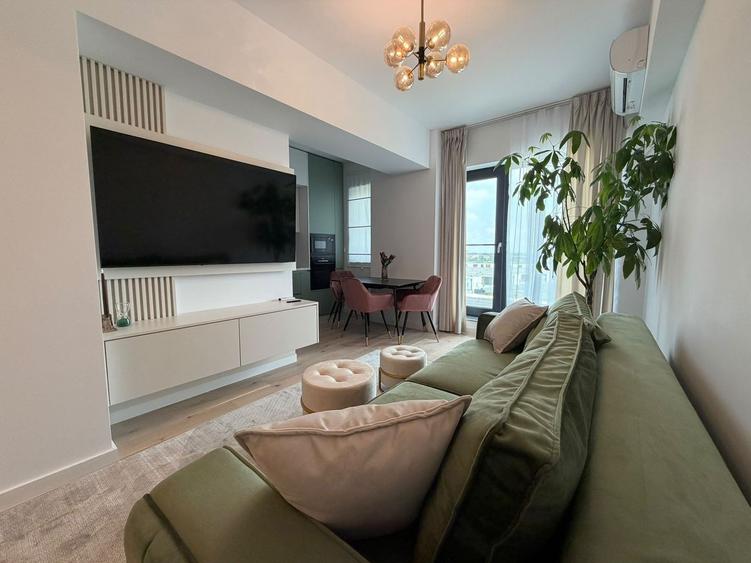 Apartament cu 2 camere decomandat, mobilat în Nord