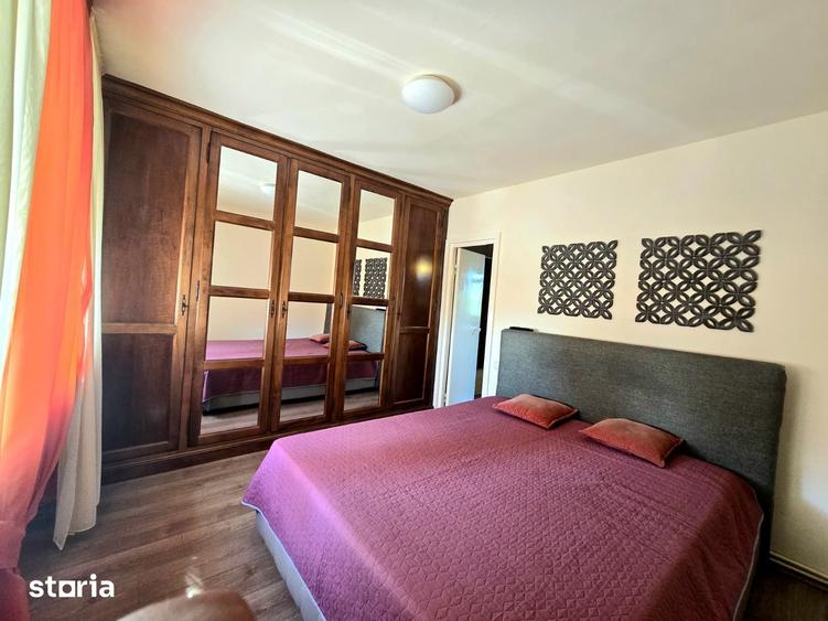 Apartament cu 3 camere decomandat, mobilat în Burdea
