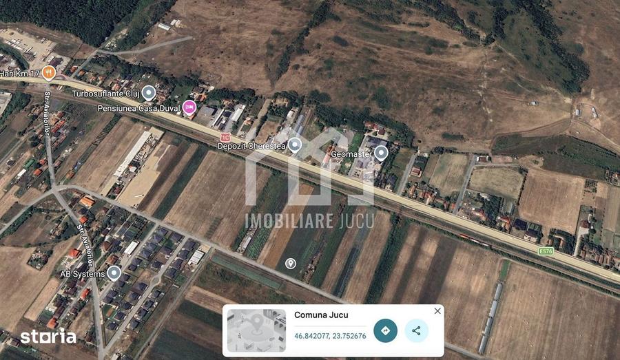 Teren de 8336 mp, în Jucu