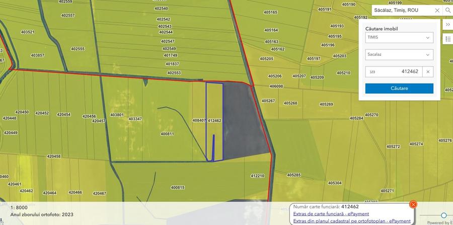 Teren agricol extravilan de 9.5 mp, în Săcălaz