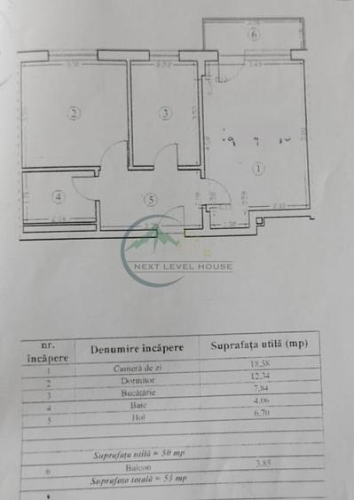 Apartament cu 2 camere decomandat, mobilat în Tractorul