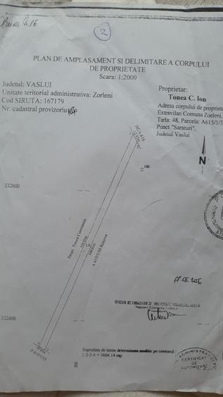 Teren de 30000 mp, în Zorleni