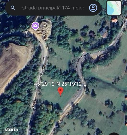 Teren extravilan cu priveliste catre Bucegi Moieciu de Jos 4.700 mp - 9