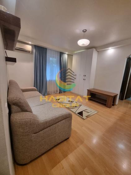 Apartament cu 2 camere semidecomandat, mobilat în Brâncoveanu