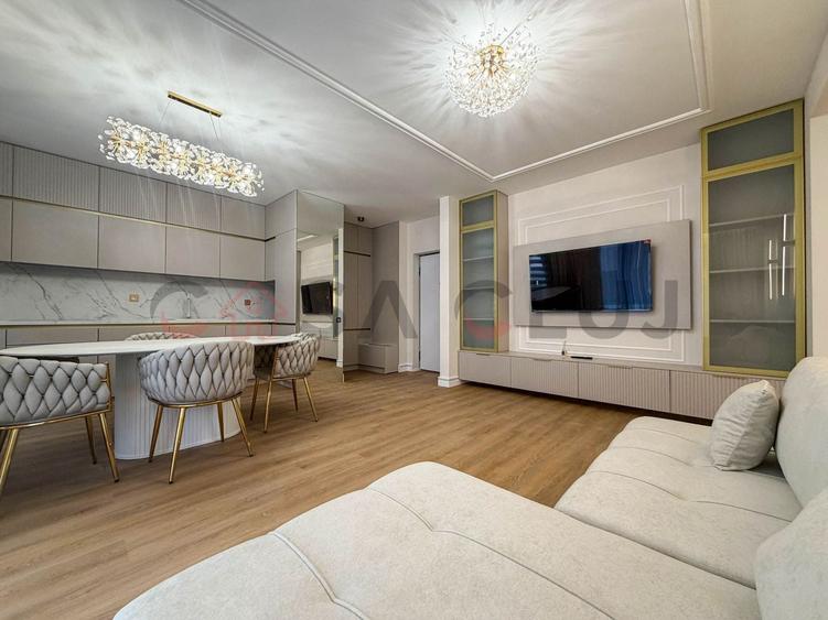 Apartament cu 3 camere semidecomandat, mobilat în Mărăști