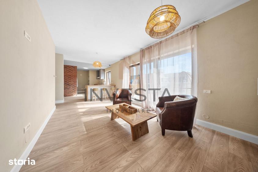 Apartament cu 3 camere semidecomandat în Borhanci
