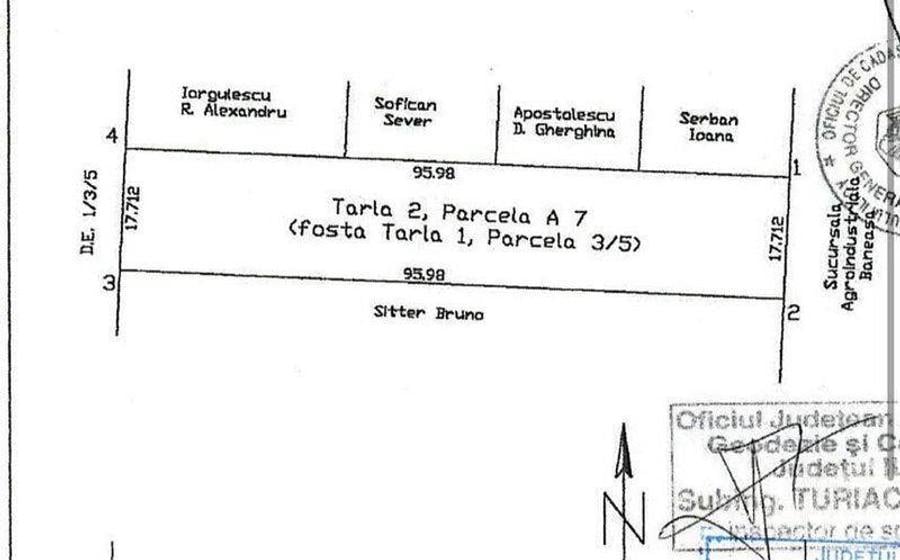 Teren de 1699 mp, în Central