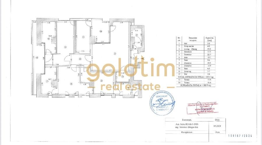 Apartament cu 4 camere decomandat în Aviatorilor