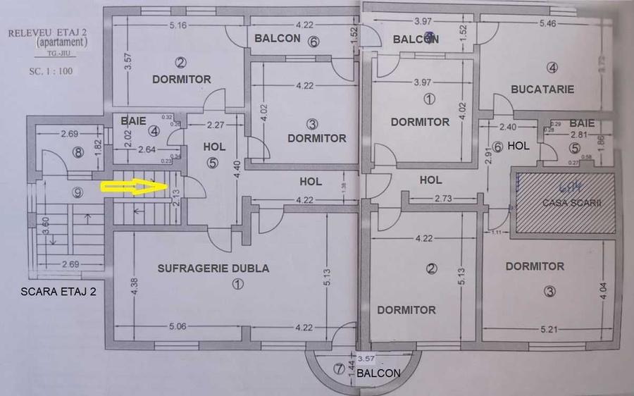 Casă cu 4 camere în Central