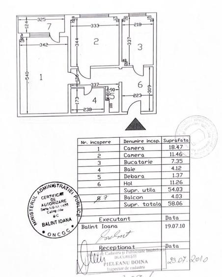 Apartament cu 2 camere decomandat în Basarabia