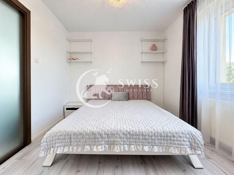 Apartament cu 2 camere semidecomandat, mobilat în Central