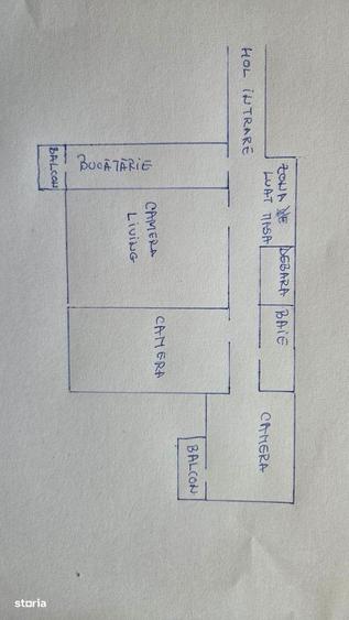 Apartament cu 3 camere în Careiului