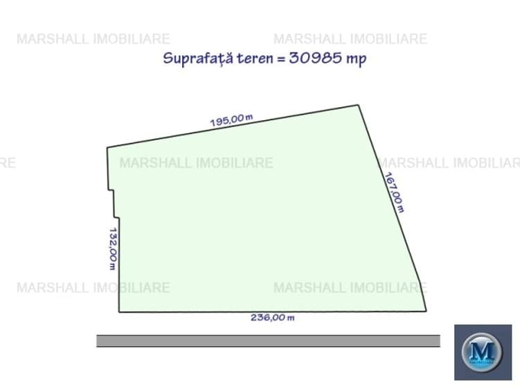 Teren Construcții intravilan de 30985 mp, în Exterior Est