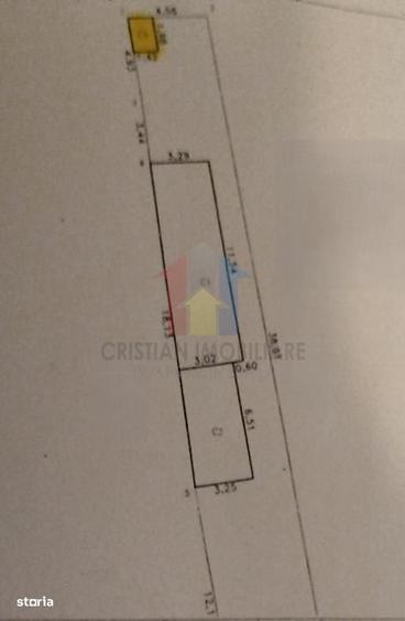 Casă cu 3 camere în Plantelor