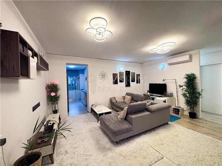 Apartament cu 3 camere semidecomandat, mobilat în Floreasca