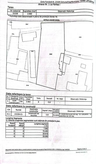 Teren de 2983 mp, în Exterior Vest