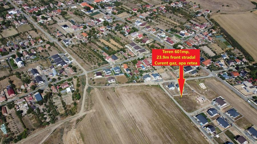 Teren Construcții intravilan de 601 mp, în Bucovăț (Remetea Mare)