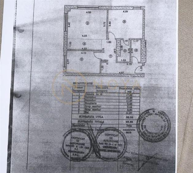 Apartament cu 3 camere semidecomandat, mobilat în Pipera