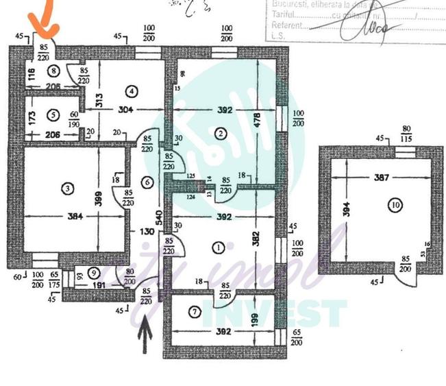 Apartament 3 camere+Birou la mansarda |Calea Victoriei | Ideal firma/ - 6