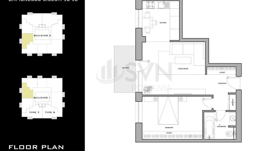 REA1024064 Apartament 2 camere premium Atrium Plaza PRIMA CHIRIE Loc Parcare inc - 5