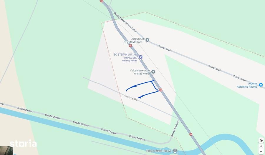 Teren intravilan Racova, Bacau 2.049 mp, deschidere DN15 | 15 /mp - 1