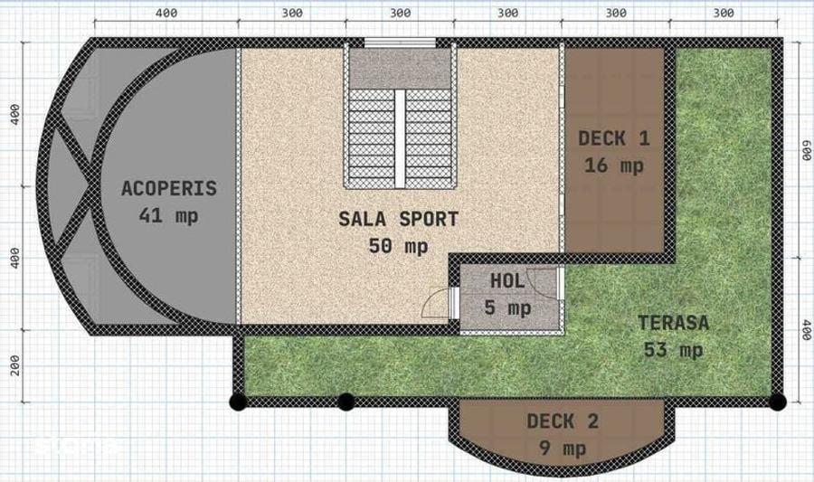 Casă cu 4 camere cu Teren 400 Mp în Țiglina 1