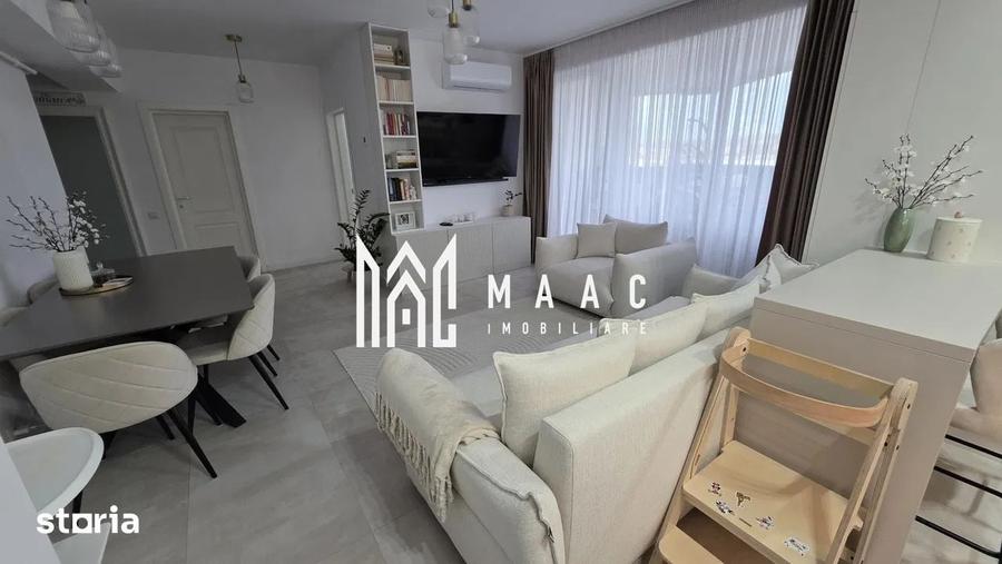 Apartament cu 3 camere decomandat, mobilat în Mihai Viteazul