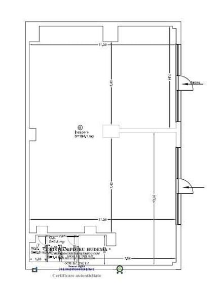 Spațiu comercial, de 201.5 mp, în Complex Studențesc