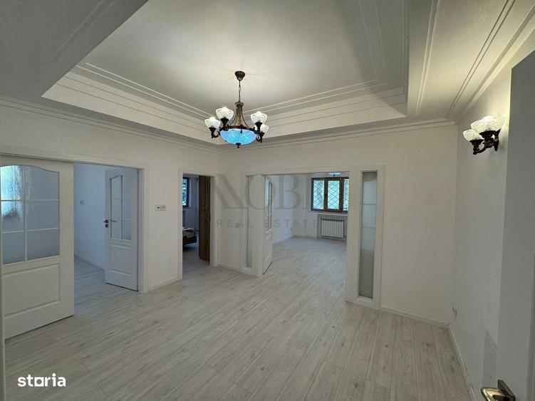 Apartament cu 4 camere, mobilat în Cișmigiu
