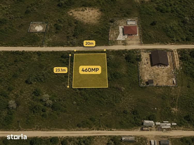 Teren de 460 mp, în Lumina
