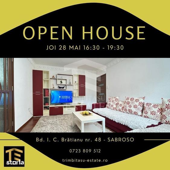 Apartament 2 camere | Bratianu-Sabroso | mobilat utilat | loc parcare - 1