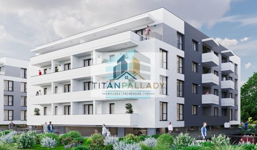Apartament cu 2 camere decomandat în Titan