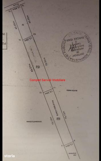 Teren de 535 mp, în Central