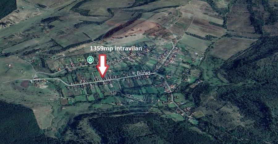 Teren Construcții intravilan de 1359 mp, în Buzad