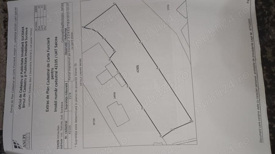 Teren de 150 mp, în Exterior Vest