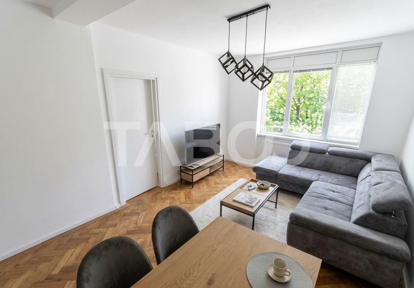 Apartament cu 2 camere semidecomandat, mobilat în Semicentral