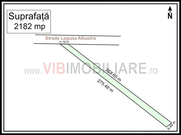 Teren de 2182 mp, în Corbeanca
