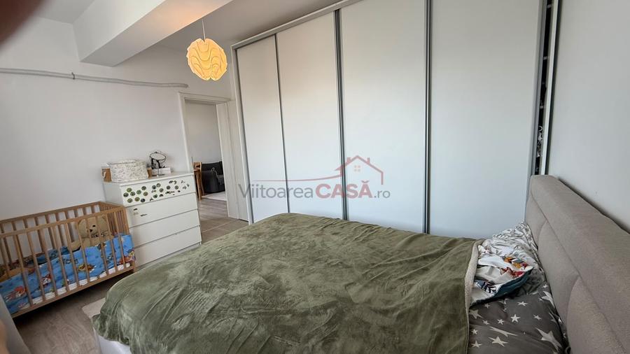 Apartament cu 3 camere semidecomandat, mobilat în Bragadiru