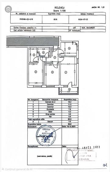 Apartament cu 3 camere decomandat în Militari — fotografia 1