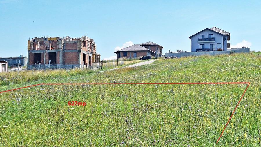Teren curti constructii 627mp la intrare in Bod dinspre Sanpetru - 1