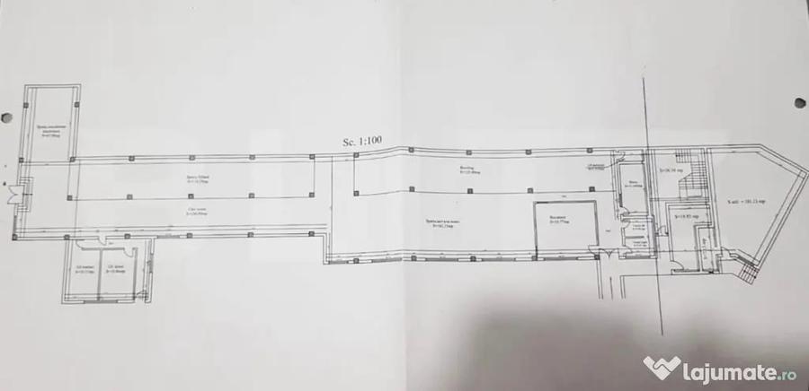 Spațiu comercial, de 850 mp, în Central