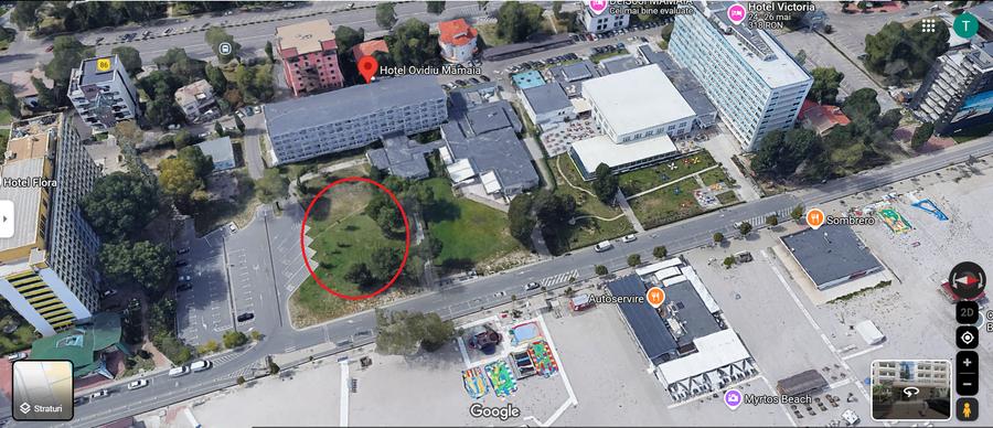 Teren Construcții intravilan de 1000 mp, în Mamaia
