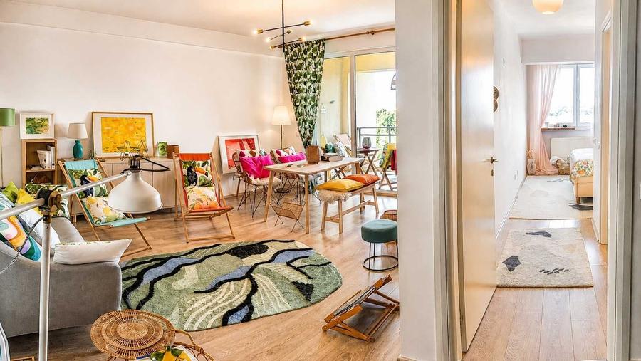Apartament cu 2 camere decomandat în Tei